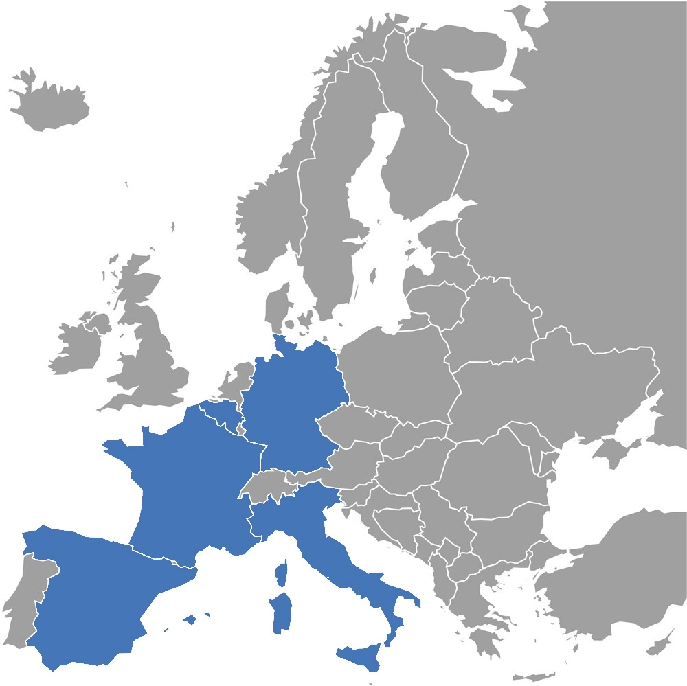 Our presence in Europe: Spain, France, Italy, Belgium and Germany